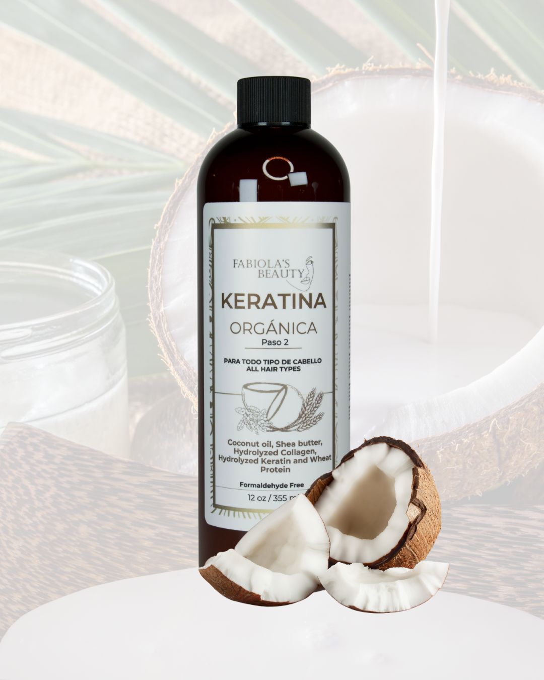 ORGANIC KERATIN STRAIGHTENING KIT 355ML